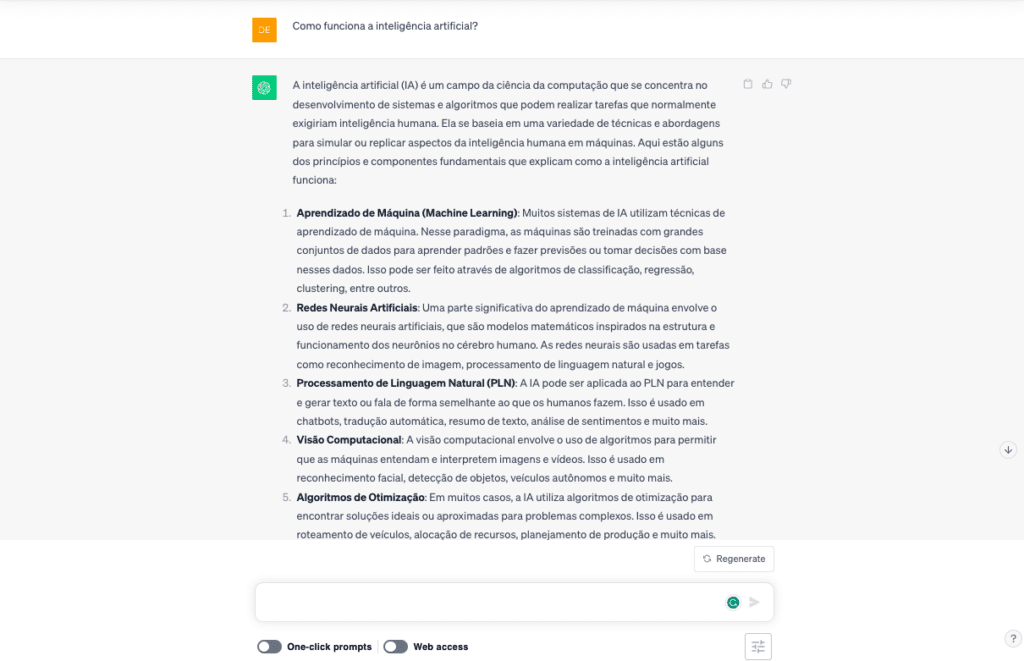 Pergunta ao ChatGPT