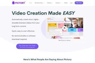 Pictory criar conteúdo em vídeo
