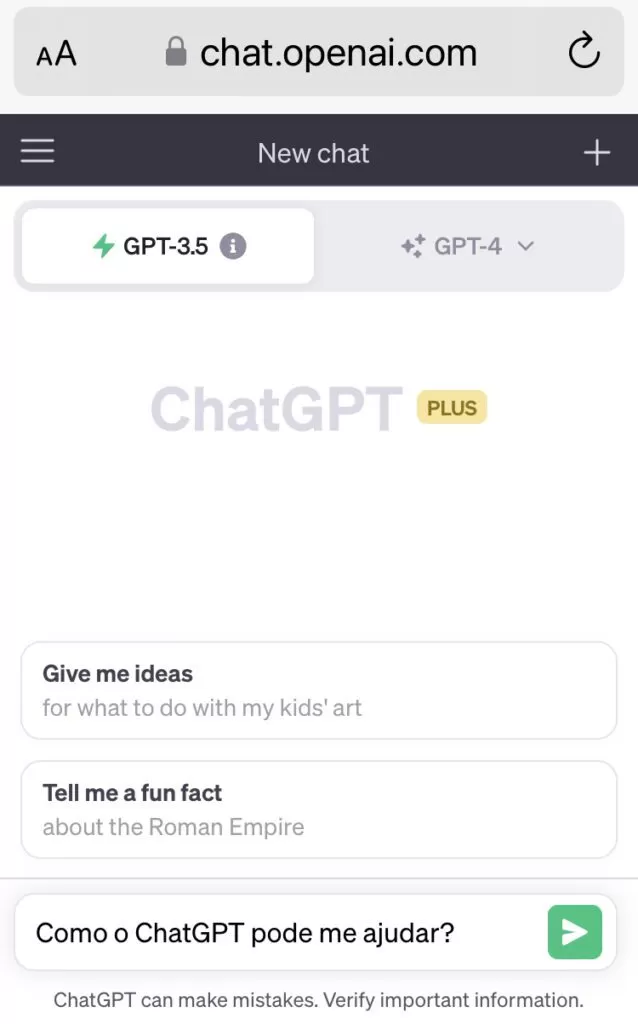 interface-do-ChatGPT-com-uma-pergunta-digitada